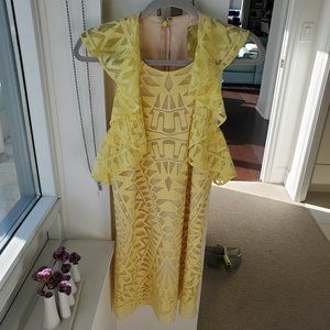 Bcbg yellow dress